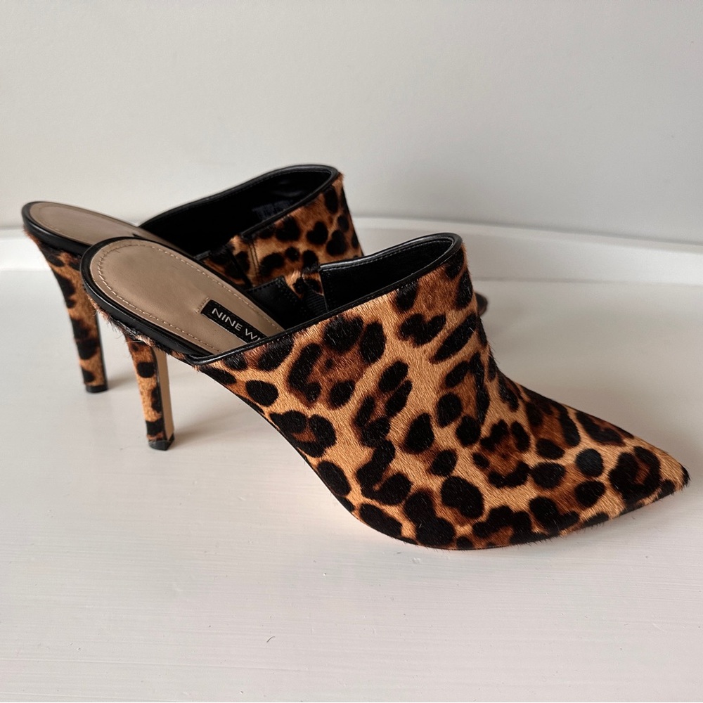 Nine West Animal Print Mules